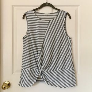 Striped Sleeveless Top